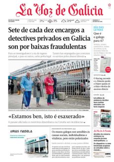 SETE DE CADA DEZ ENCARGOS A DETECTIVES PRIVADOS EN GALICIA SON POR BAIXAS FRAUDULENTAS