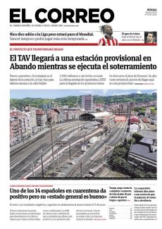 EL TAV LLEGARÁ A UNA ESTACIÓN PROVISIONAL EN ABANDO MIENTRAS SE EJECUTA EL SOTERRAMIENTO