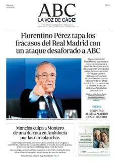 FLORENTINO PÉREZ TAPA LOS FRACASOS DEL REAL MADRID CON UN ATAQUE DESAFORADO A ABC