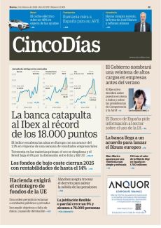 LA BANCA CATAPULTA AL IBEX AL RÉCORD DE LOS 18.000 PUNTOS