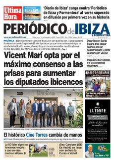 VICENT MARÍ OPTA POR EL MÁXIMO CONSENSO A LAS PRISAS PARA AUMENTAR LOS DIPUTADOS IBICENCOS