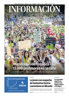 MANIFESTACIÓN HISTÓRICA CON 12.000 PROFESORES EN LA CALLE